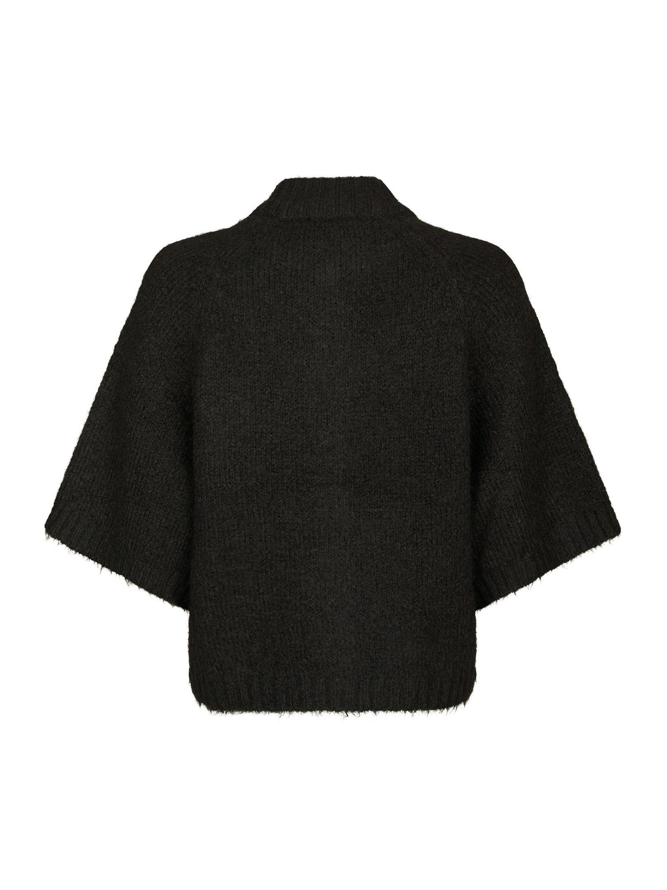 Neo Noir Benuta Fluffy Knit Cardigan - Brun
