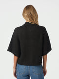 Neo Noir Benuta Fluffy Knit Cardigan - Brun