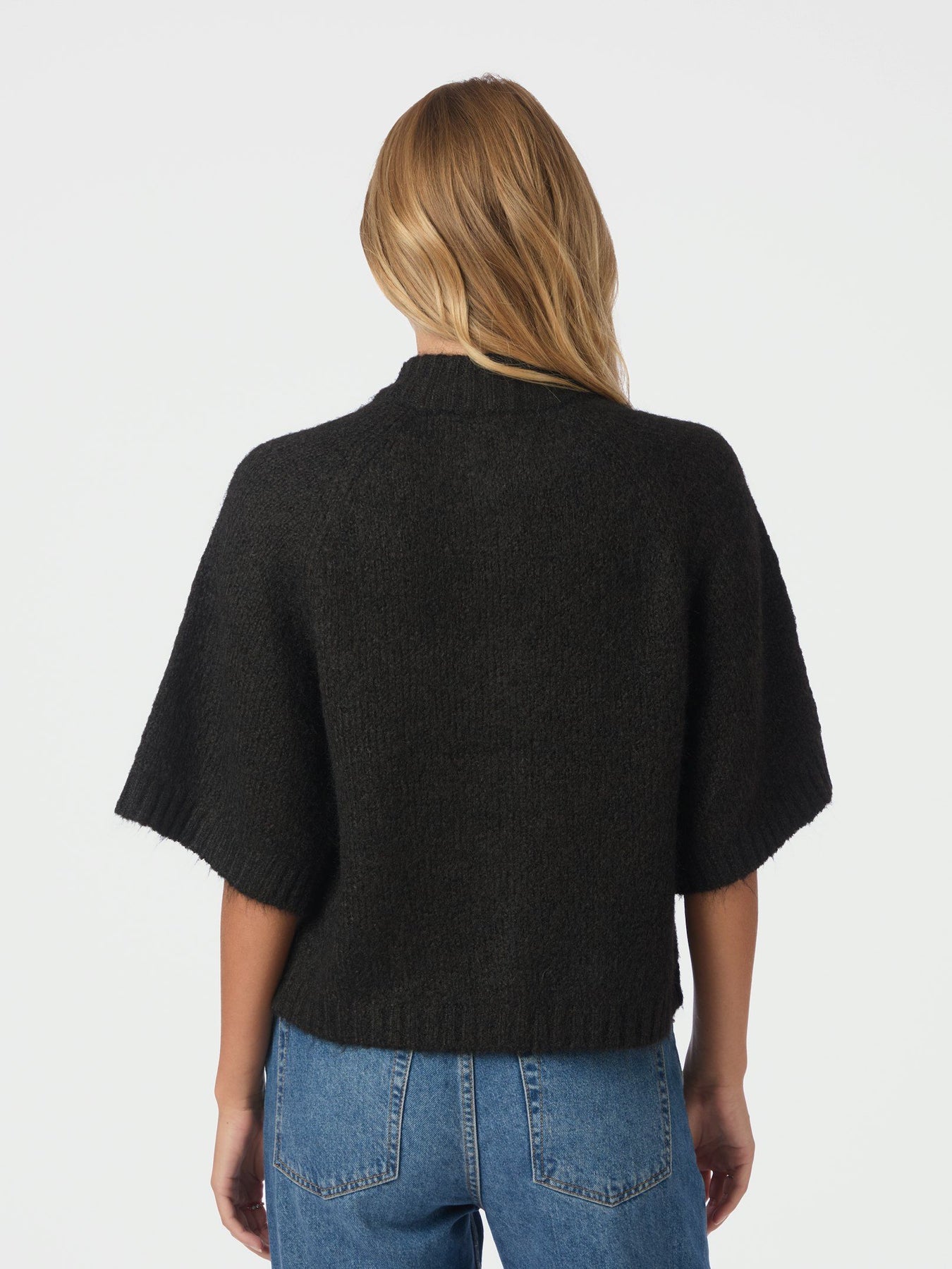 Neo Noir Benuta Fluffy Knit Cardigan - Brun