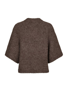 Benuta Fluffy Knit Cardigan - Light Brown