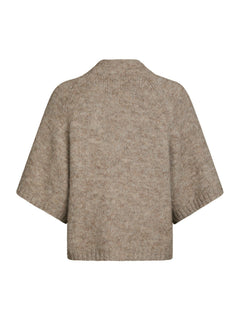 Benuta Fluffy Knit Cardigan - Beige Melange