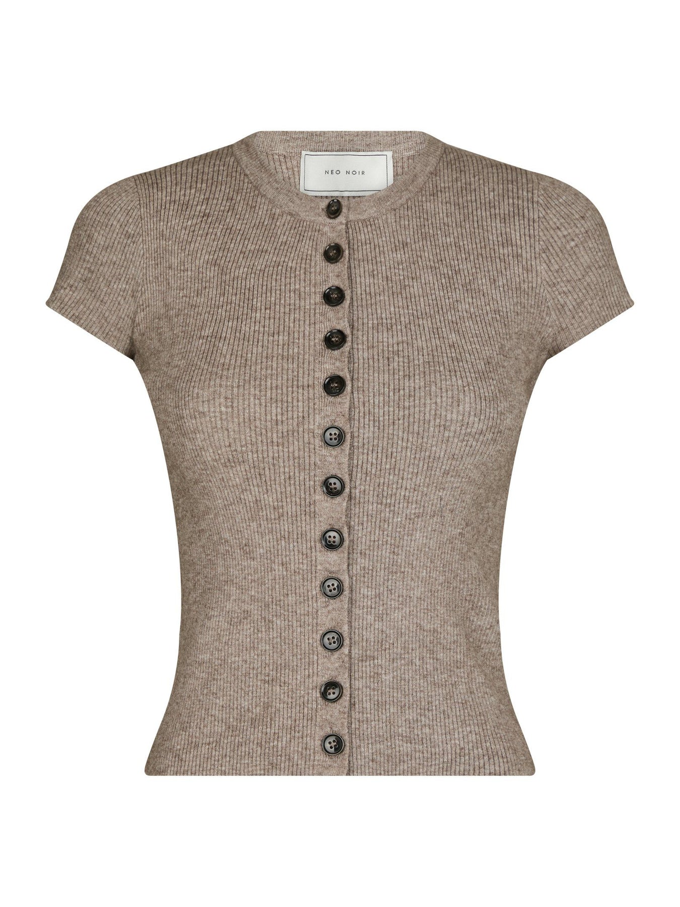 Todda Knit Tee - Sand Melange