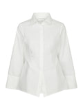 Caroli Poplin Shirt - Vit