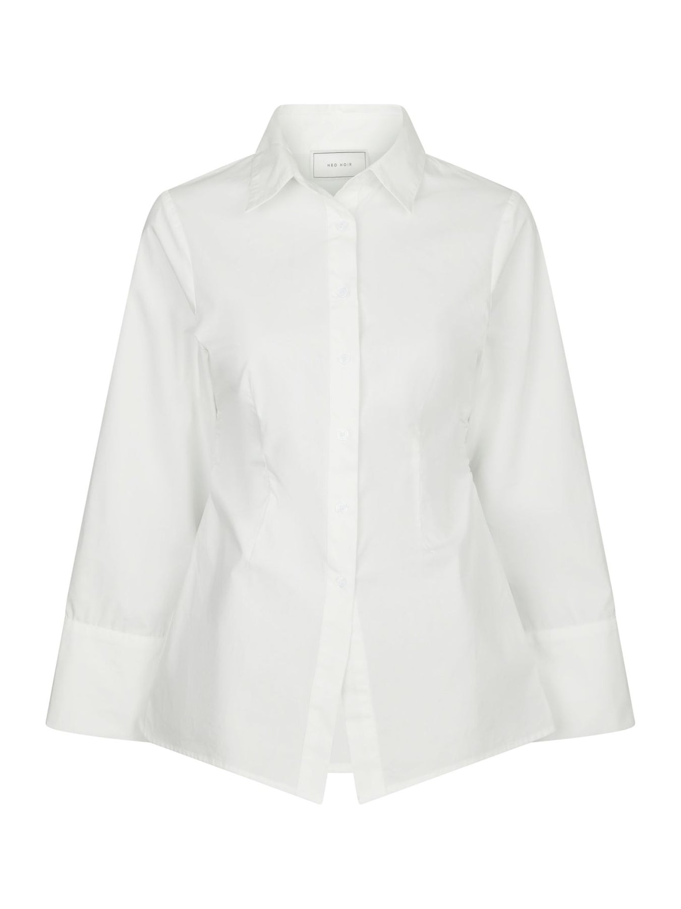 Caroli Poplin Shirt - Vit