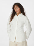 Caroli Poplin Shirt - Vit
