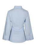 Caroli Poplin Shirt - Ljusblå