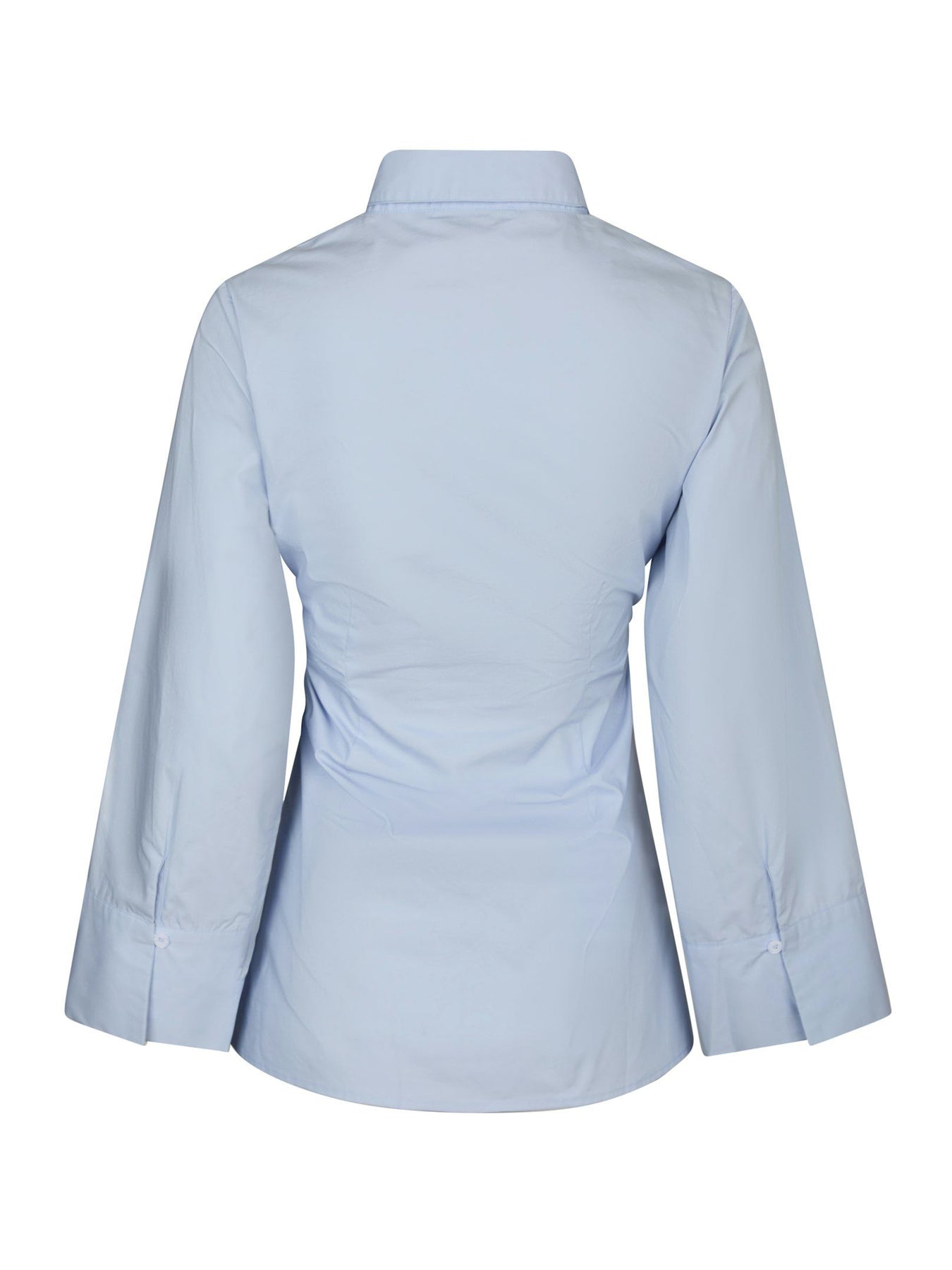 Caroli Poplin Shirt - Ljusblå