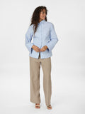 Caroli Poplin Shirt - Ljusblå