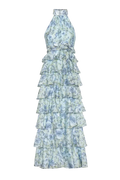 Angel Maxi Halterneck - Midnight Bloom