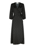 Malinga Dot Dress - Svart