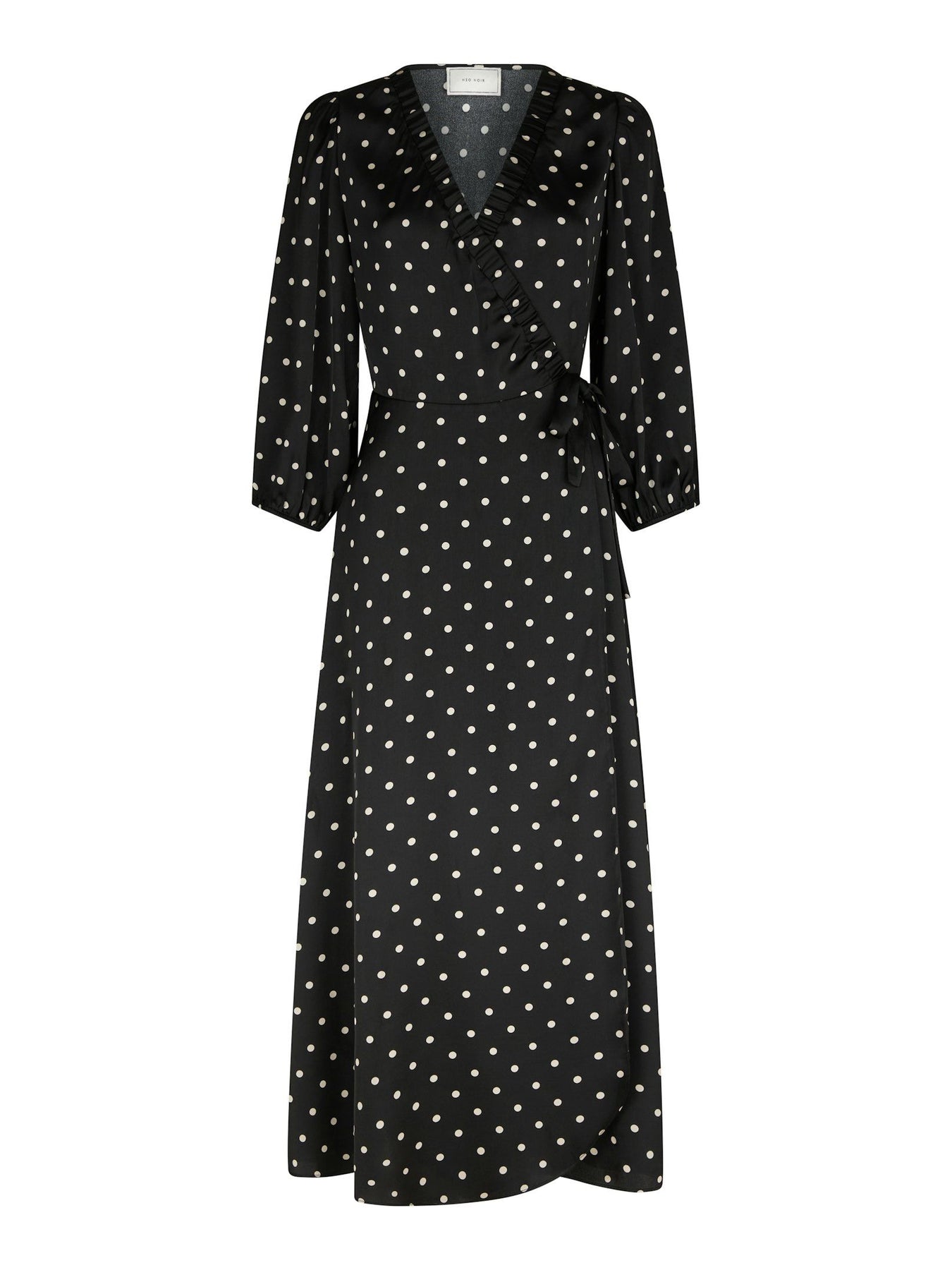 Malinga Dot Dress - Svart