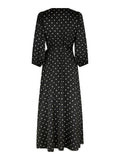 Malinga Dot Dress - Svart