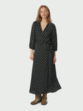 Malinga Dot Dress - Svart