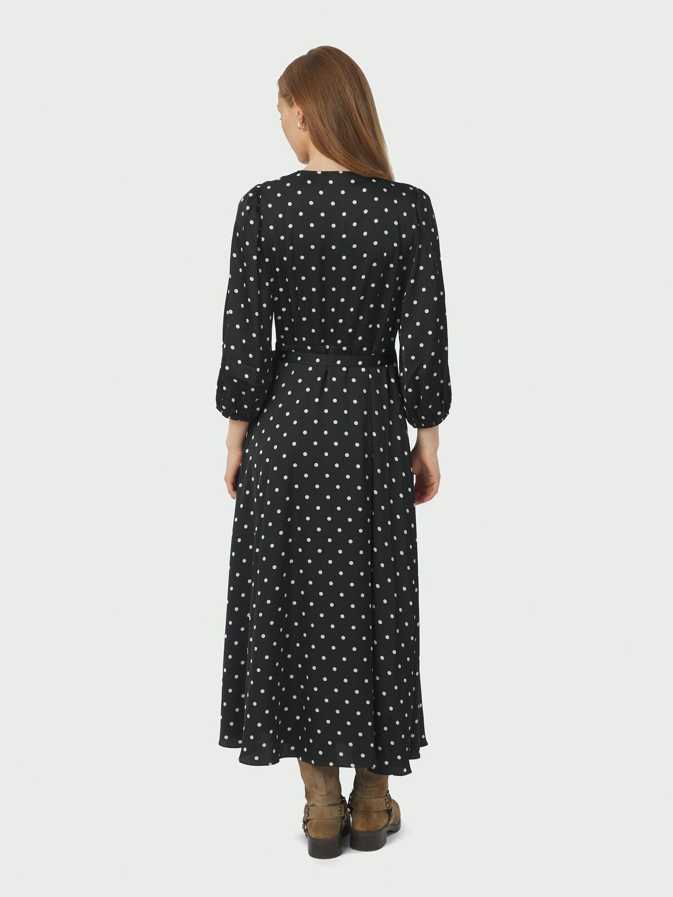 Malinga Dot Dress - Svart
