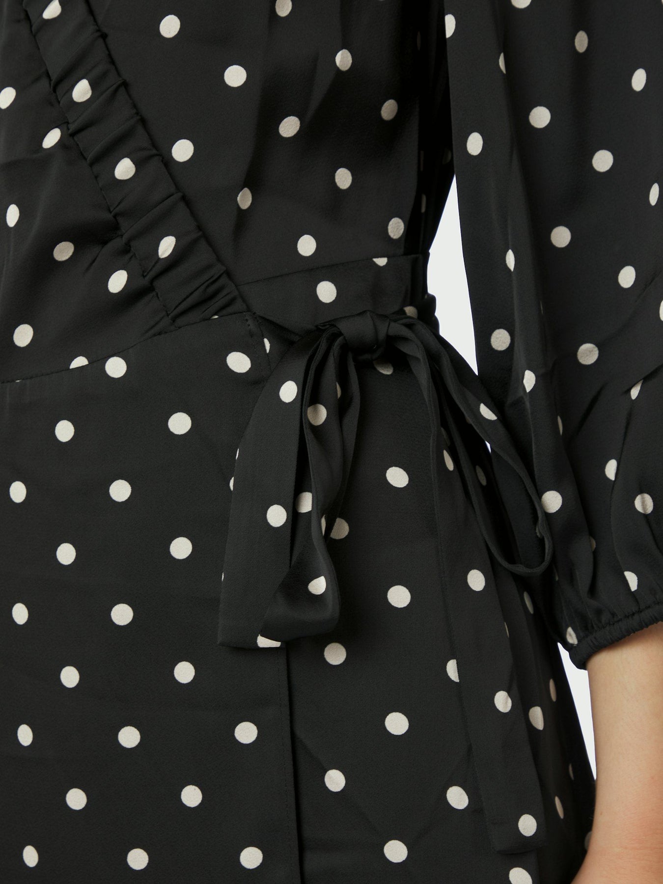 Malinga Dot Dress - Svart