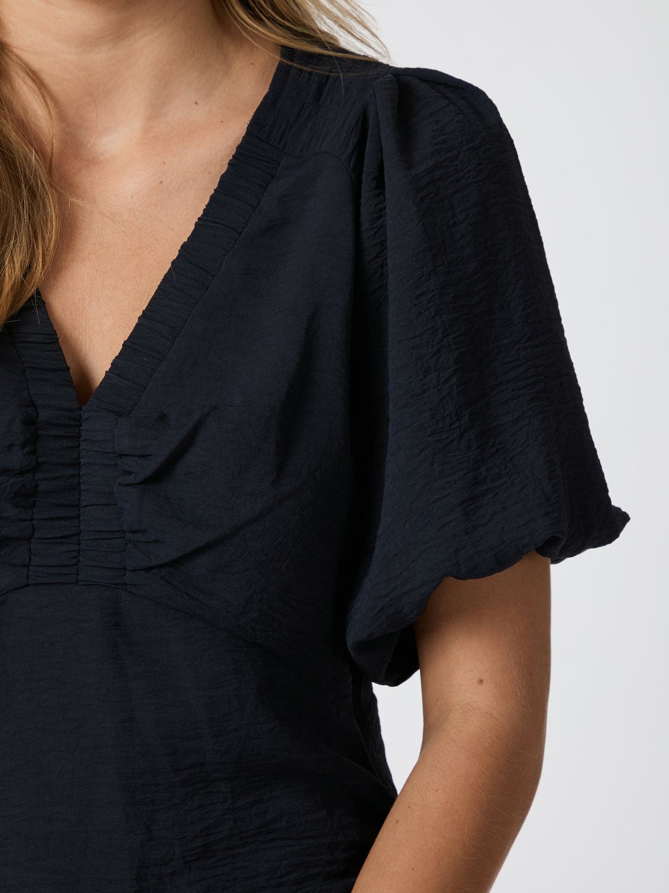 Irina Structure Blus - Navy