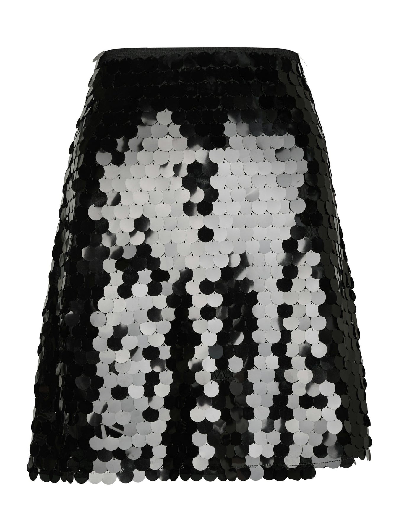Miva Big Sequins Skirt - Svart