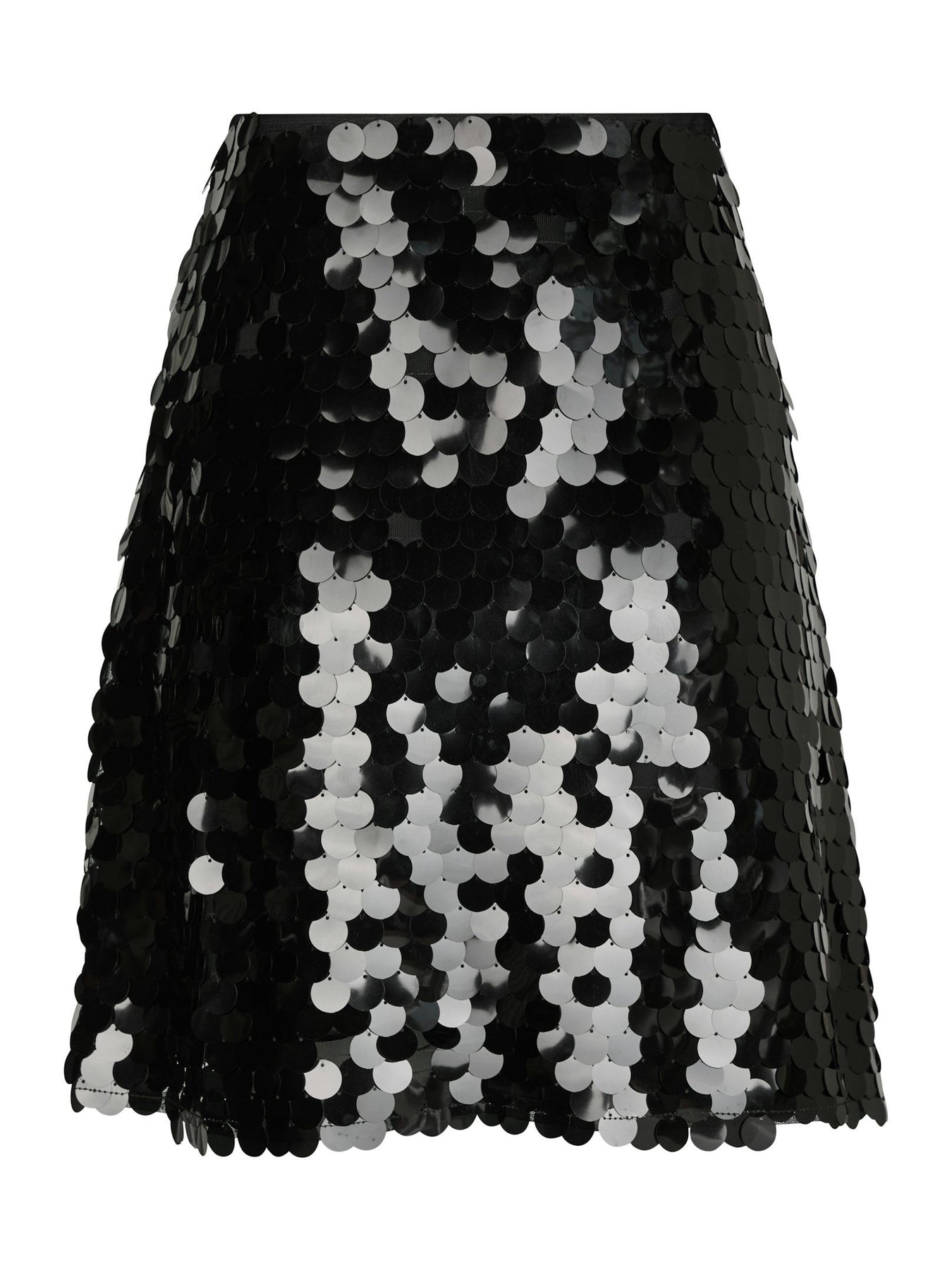 Miva Big Sequins Skirt - Svart
