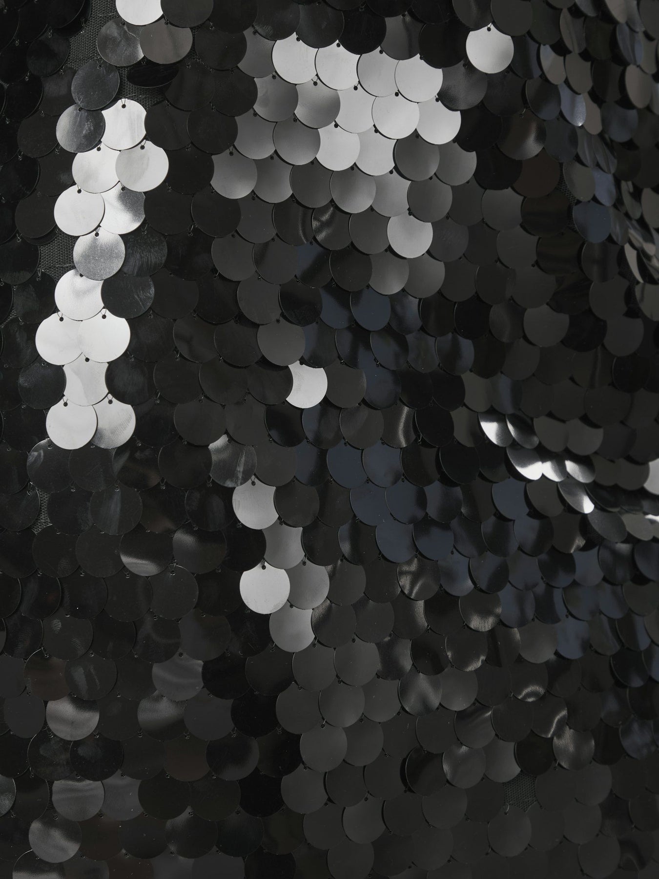 Miva Big Sequins Skirt - Svart