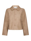 Nilo Faux Suede Jacka - Sand