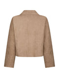 Nilo Faux Suede Jacka - Sand