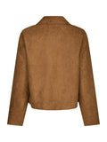 Nilo Faux Suede Jacket - Cognac