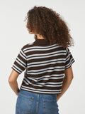 Mulann Polo Knit Blouse - Mörkbrun