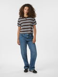 Mulann Polo Knit Blouse - Mörkbrun