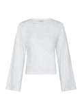 Paska Boxy Long Tee - Vit