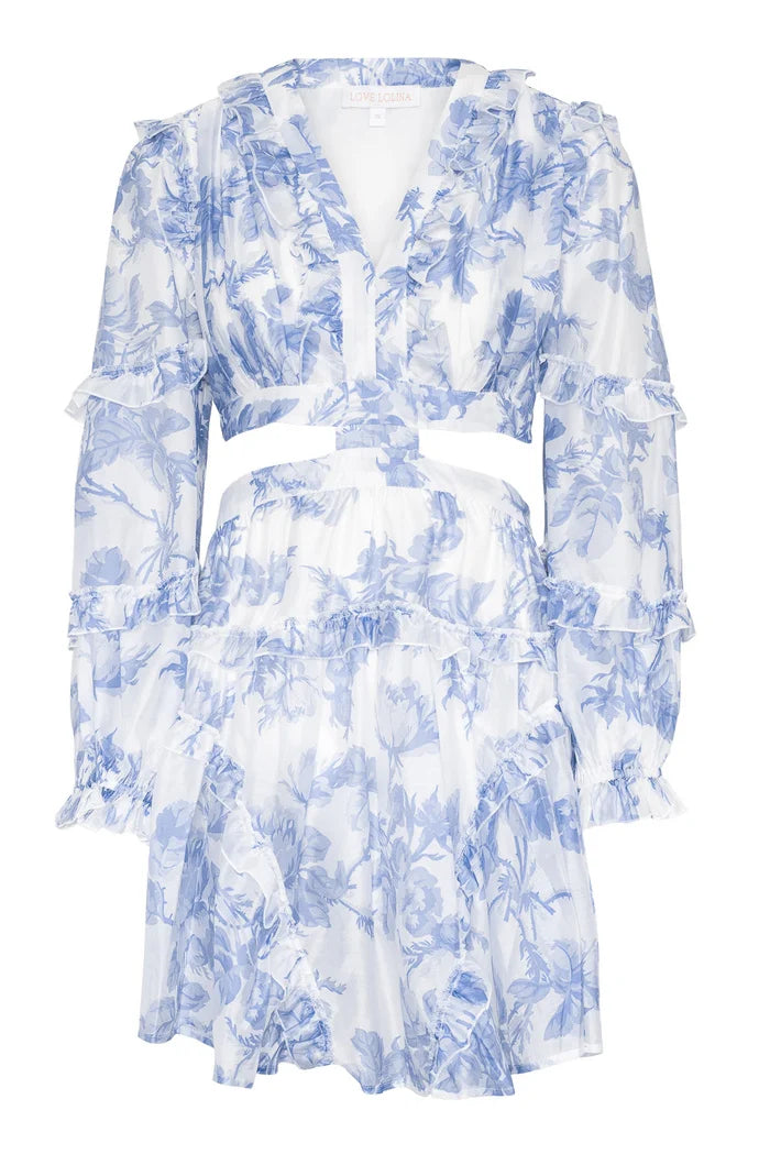 Kelly Mini Dress - Bluebell Bliss