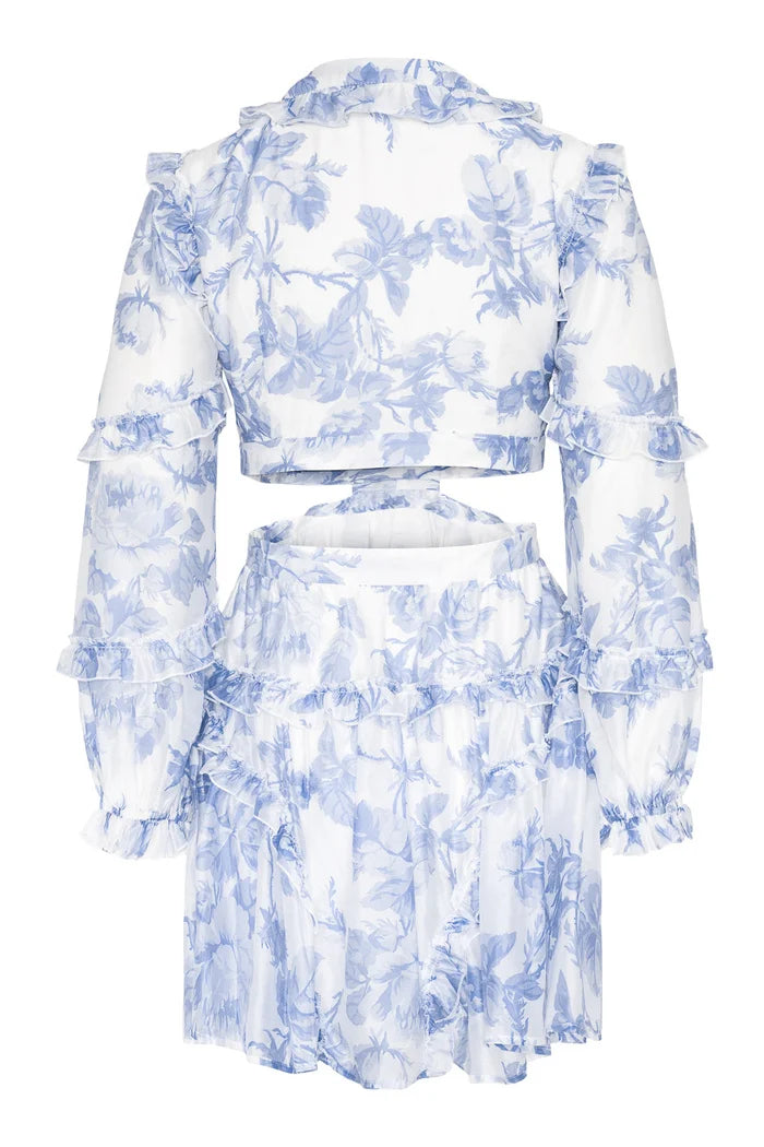 Kelly Mini Dress - Bluebell Bliss