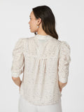Roella Dull Ditsy Blus - Off White