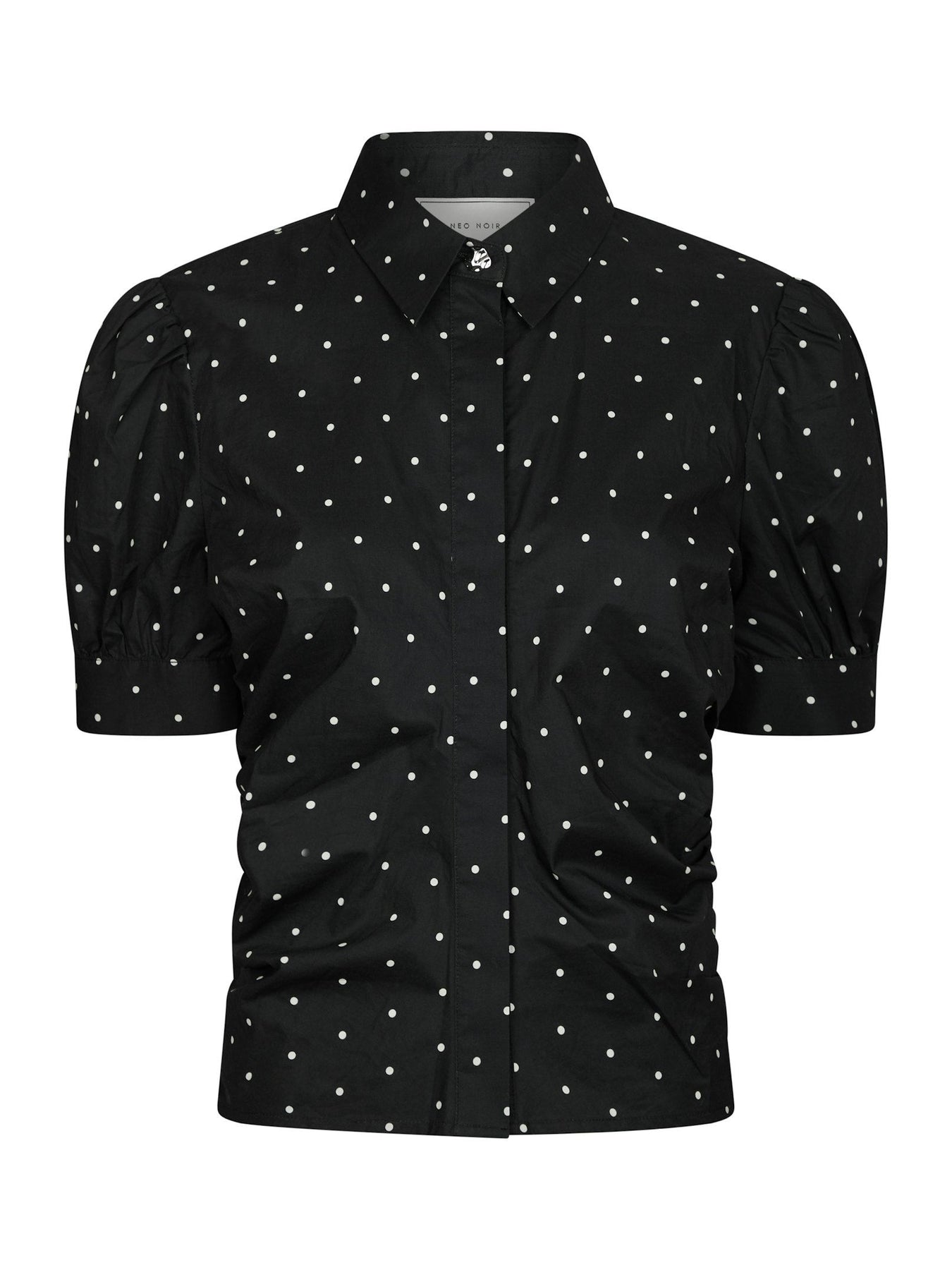 Frannie Dot Shirt - Black