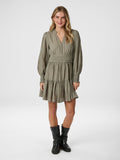 Malti Crepe Dress - Smoke Green