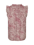 Izar Blur Graphic Top - Evening Rose