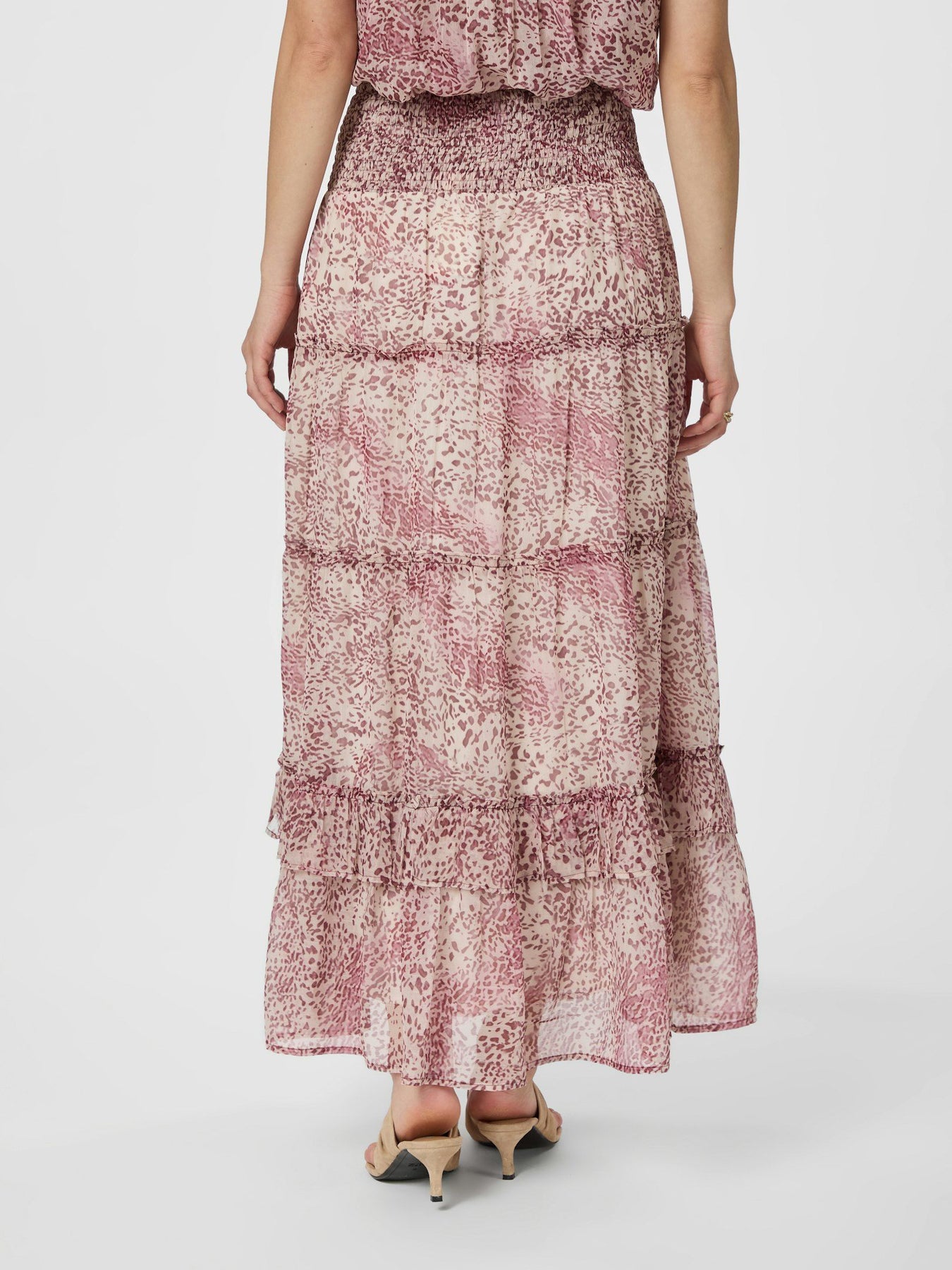 Todo Blur Graphic Skirt - Evening Rose