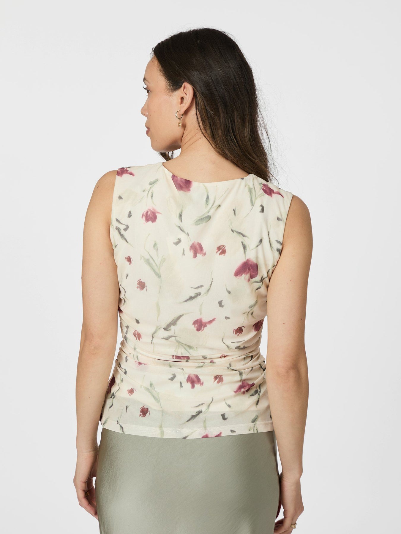 Liblana Artist Mesh Top - Creme