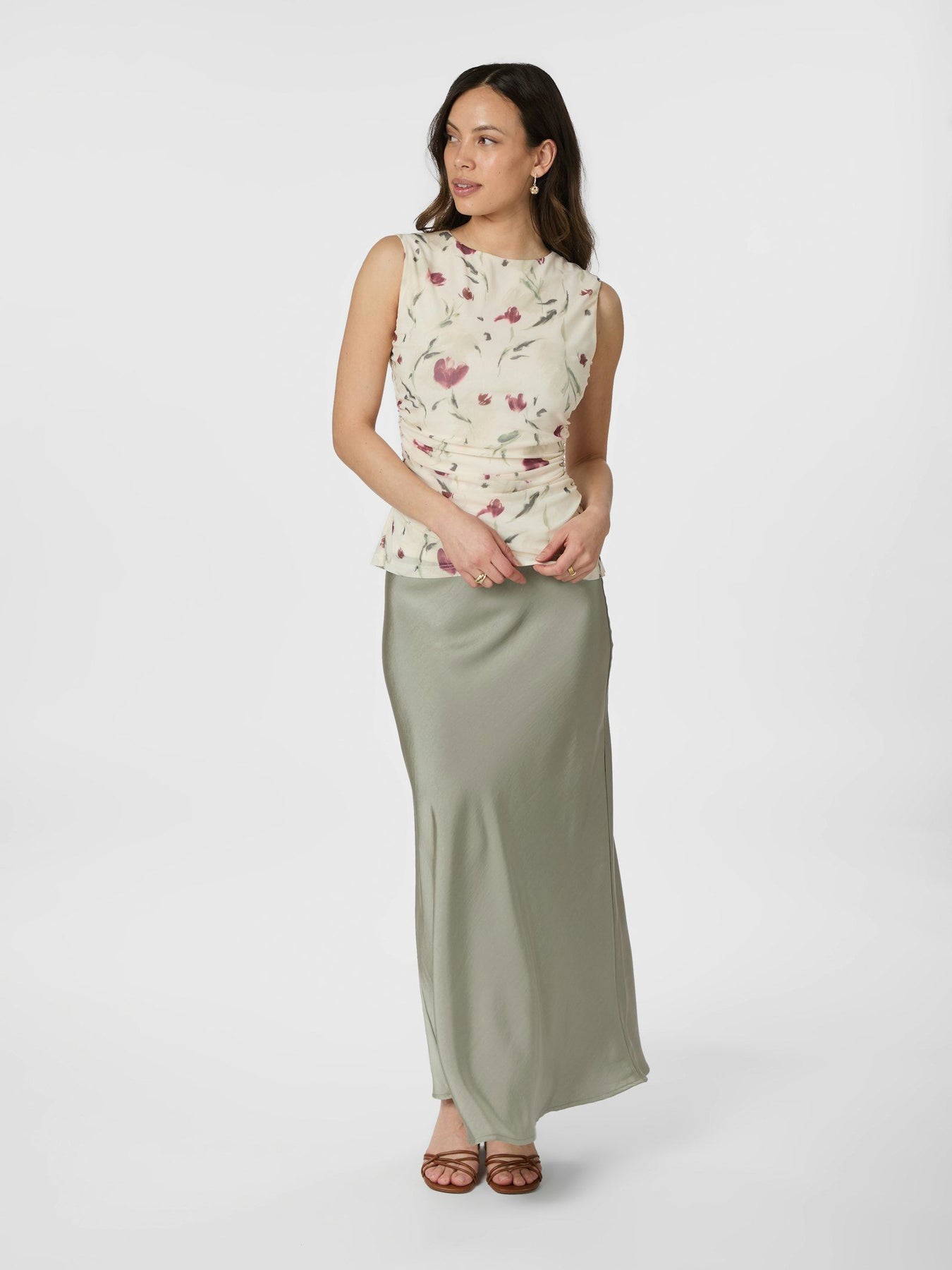 Liblana Artist Mesh Top - Creme