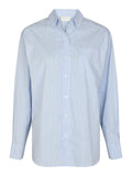 Dalma Pattern Stone Shirt - Light Blue Stripe
