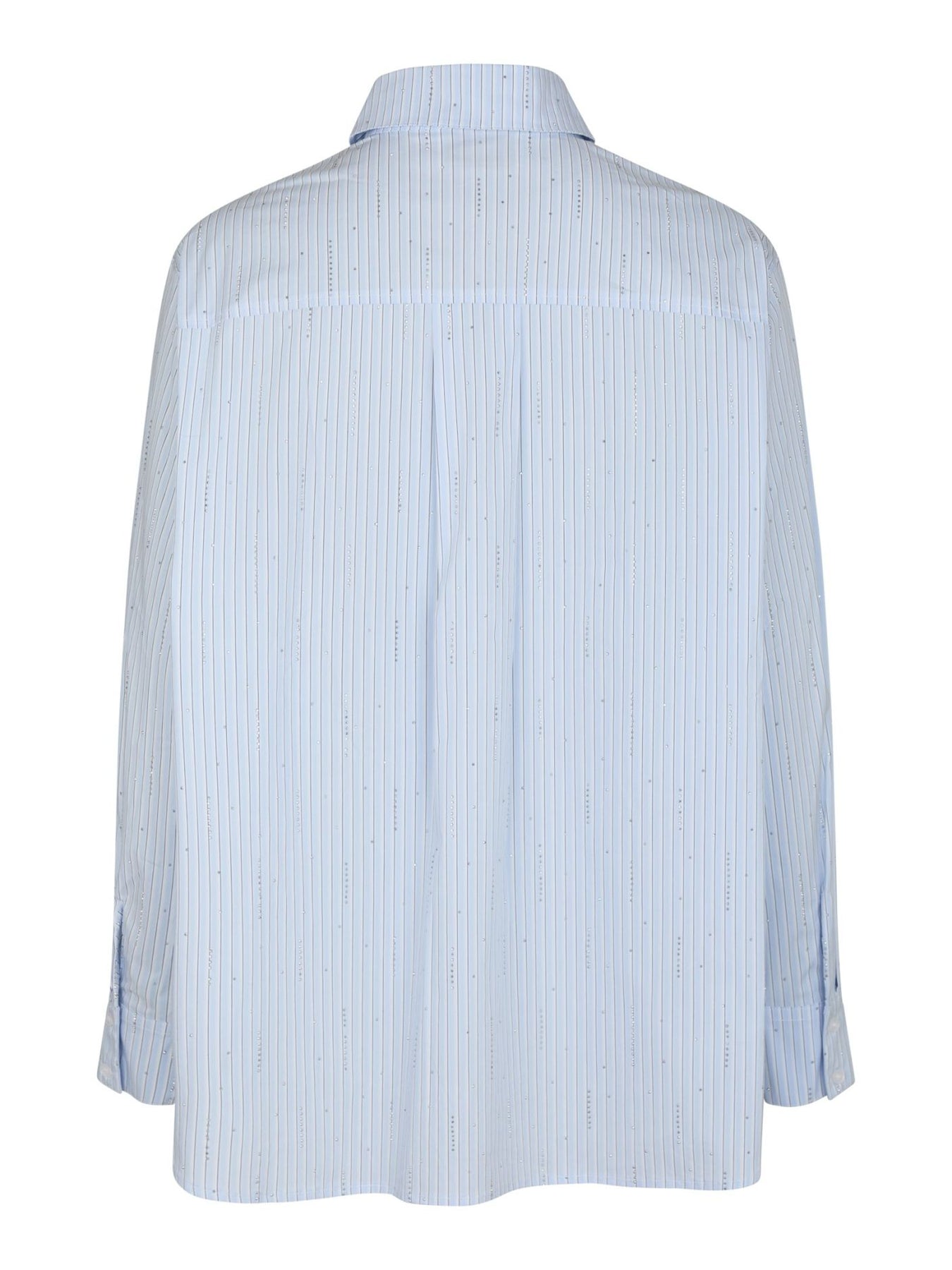 Dalma Pattern Stone Shirt - Light Blue Stripe