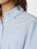 Dalma Pattern Stone Shirt - Light Blue Stripe