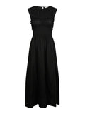 Myrna S Voile Dress - Svart