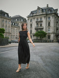 Myrna S Voile Dress - Svart