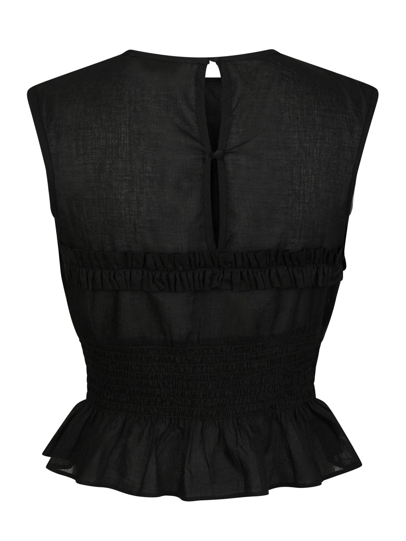 Tiril S Voile Top - Svart