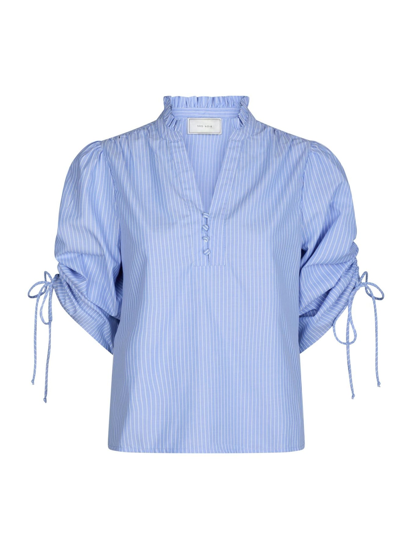 Ratta Stripe Blouse - Sky Blue
