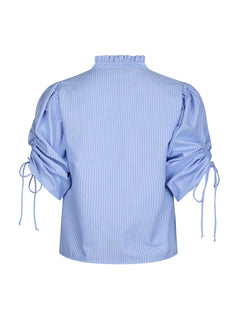 Ratta Stripe Blouse - Sky Blue