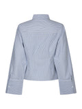 Rosa Double Stripe Shirt - Ljusblå
