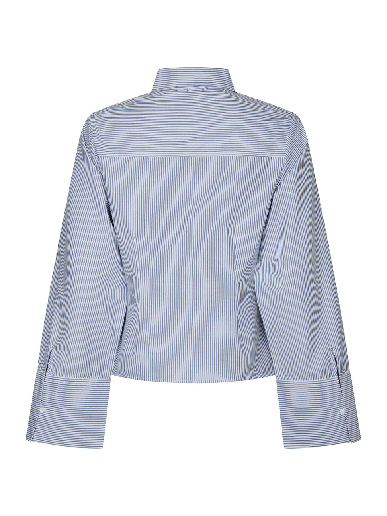 Rosa Double Stripe Shirt - Ljusblå