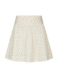 Tarrow Dot Skirt - Creme