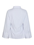 Caroli Slim Stripe Shirt - Vit